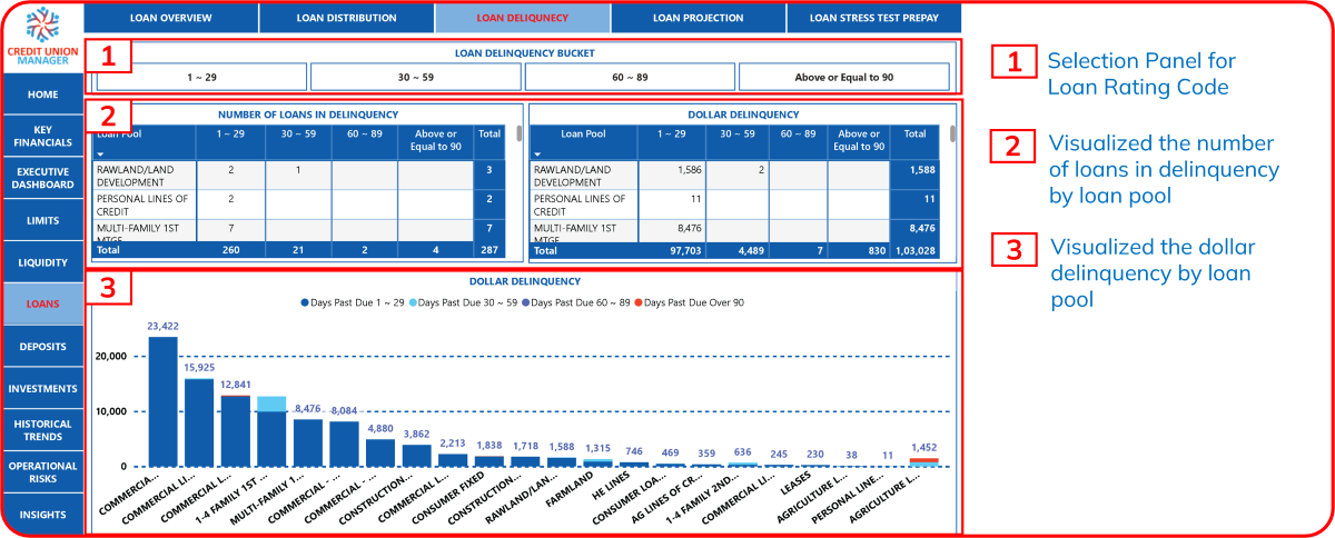 Loan Portfolio Monitor Dashboard